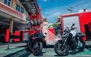 Ảnh cưới “siêu độc” cùng môtô 1000cc và xe cứu hỏa